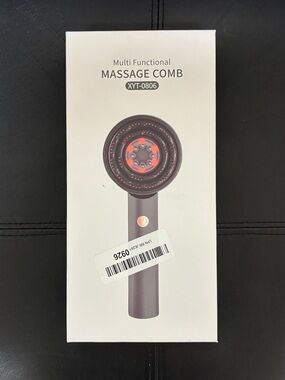 Multi Functional Massage Comb XYT-0806 - Grey - New Open Box